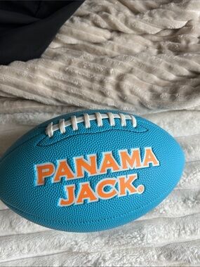 Panama Jack Turquoise and Orange Mini Football with White Laces